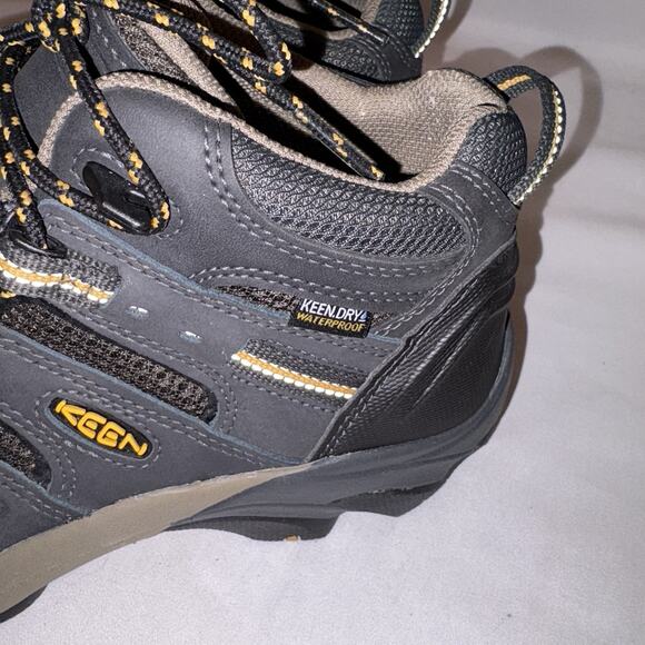 Keen Men’s Work Boots Size 10 Mens Lansing Mid Waterproof Steel Toe EUC - Picture 4 of 11